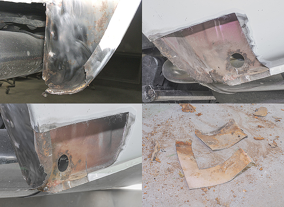 セリカ！リヤフェンダー錆､板金修理！！