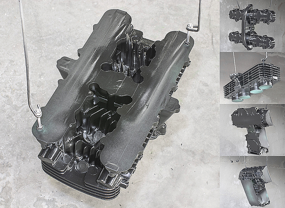 Z400FX エンジン塗装 GUN-KOTE！！