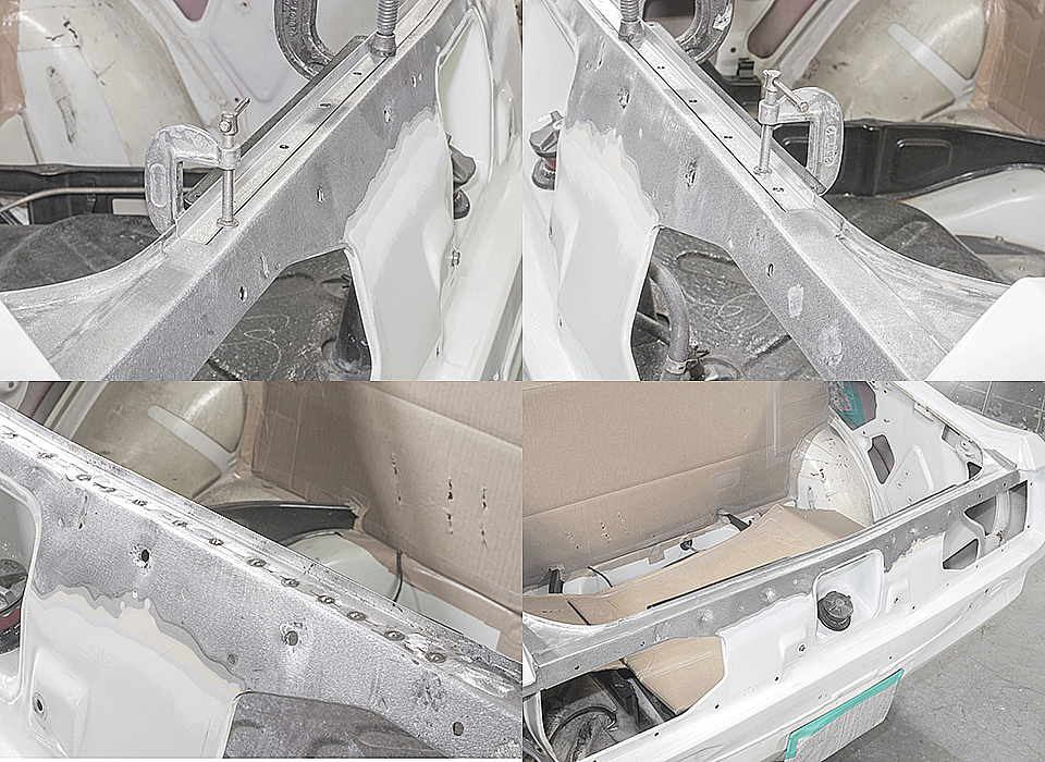 セリカ！バックパネルの板金修理！！ 5