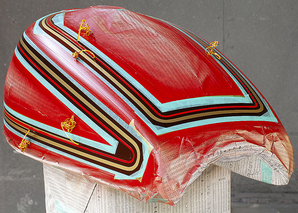 マスキングのラインテープ剥がし！！